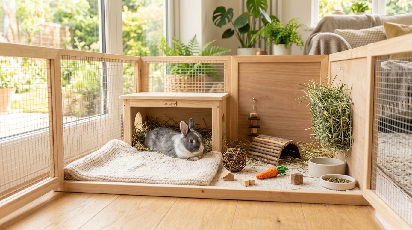 De la place pour sa maison : quel espace idéal pour votre lapin ?