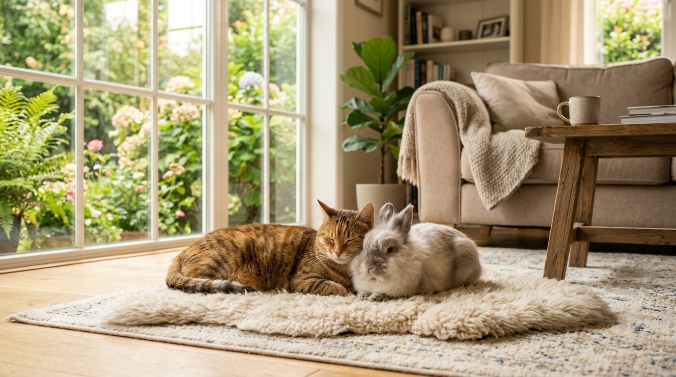 La cohabitation du lapin avec un autre animal : nos conseils pour une entente sereine