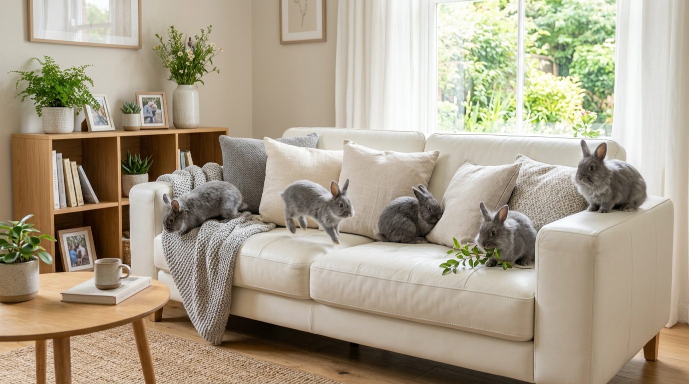 Quand les lapins envahissent les canapés Cuir Center : entre pub culte et réalité quotidienne