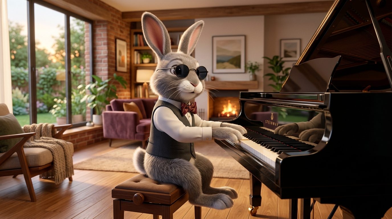 Le lapin Cassegrain au piano : retour sur une pub culte en 3D