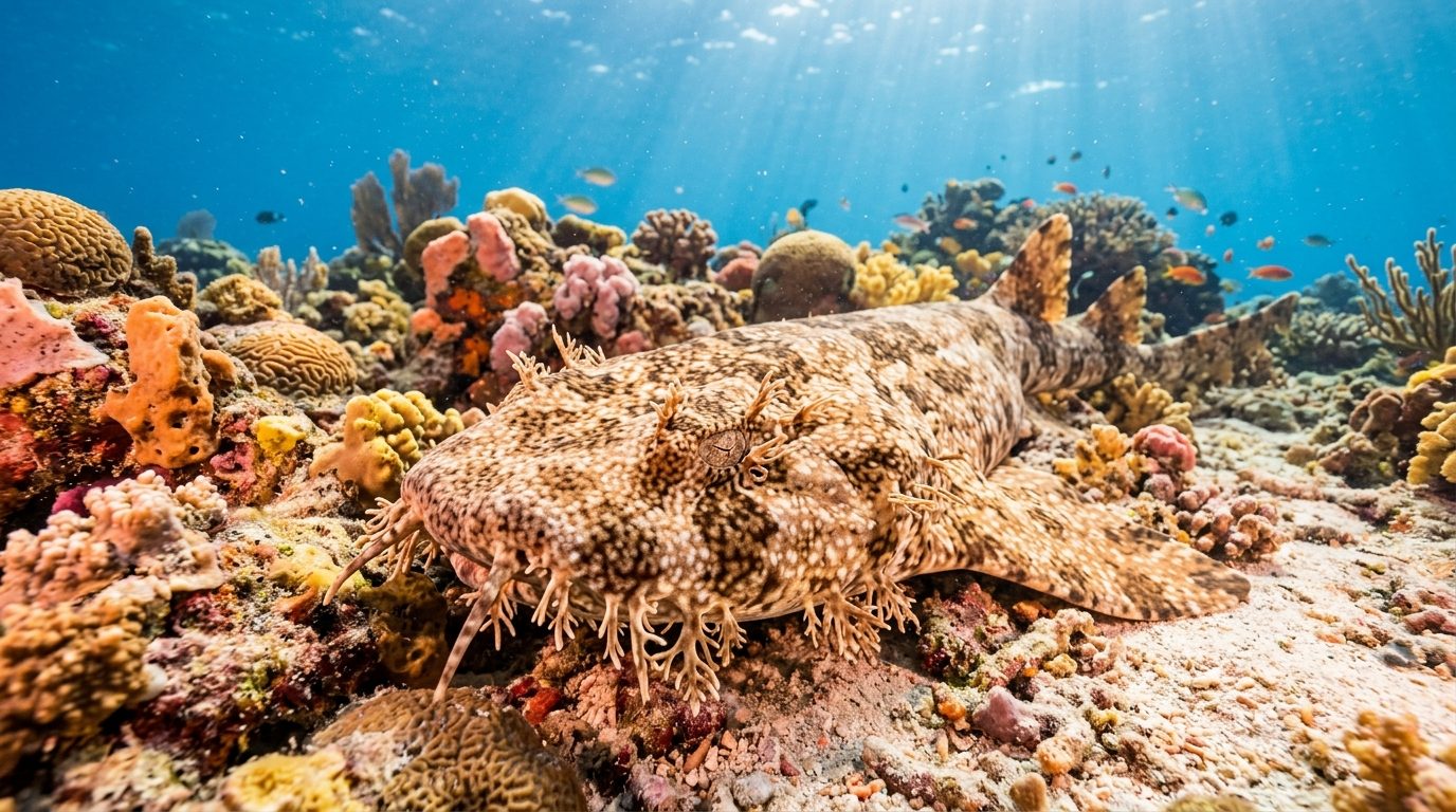 Le requin-tapis : à la découverte d&rsquo;un maître de l&rsquo;illusion sous-marine