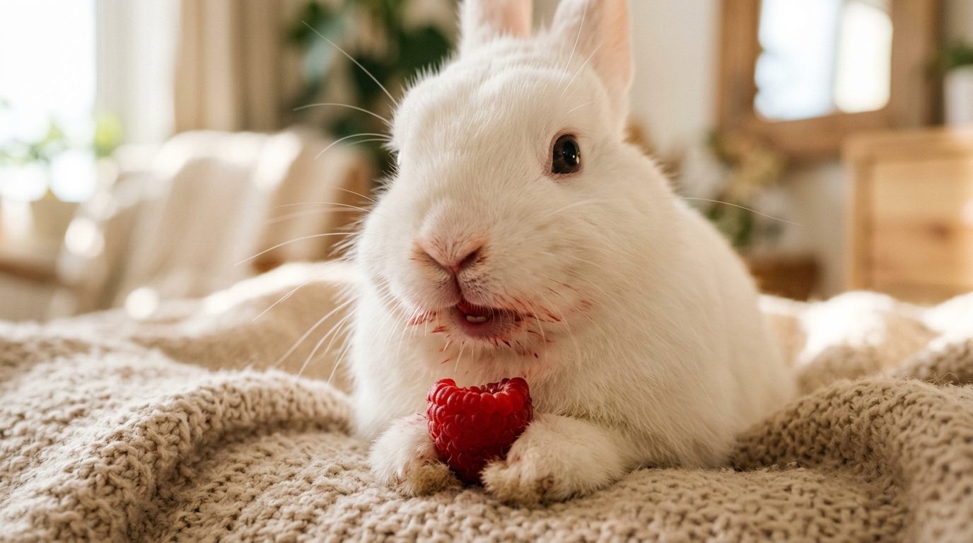 Un lapin peut-il manger des framboises ? Entre vidéo virale et conseils santé