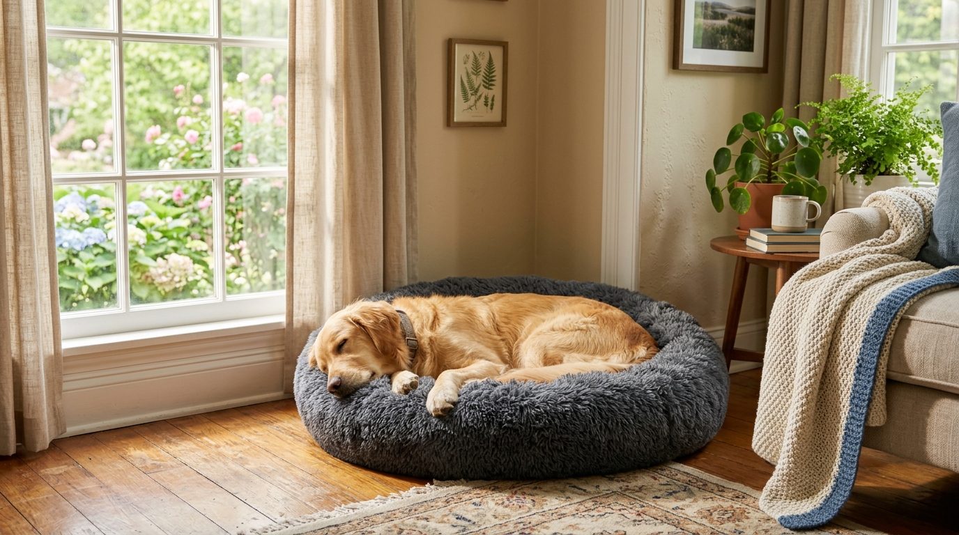 Où faire dormir son chien : trouver l’emplacement idéal et le bon panier