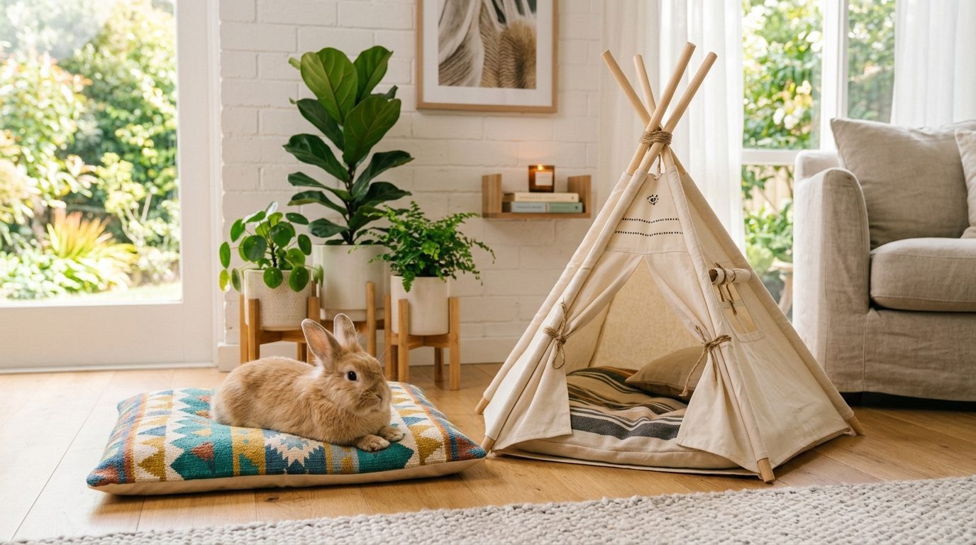 Des couchages originaux et douillets pour vos lapins, chats et chiens