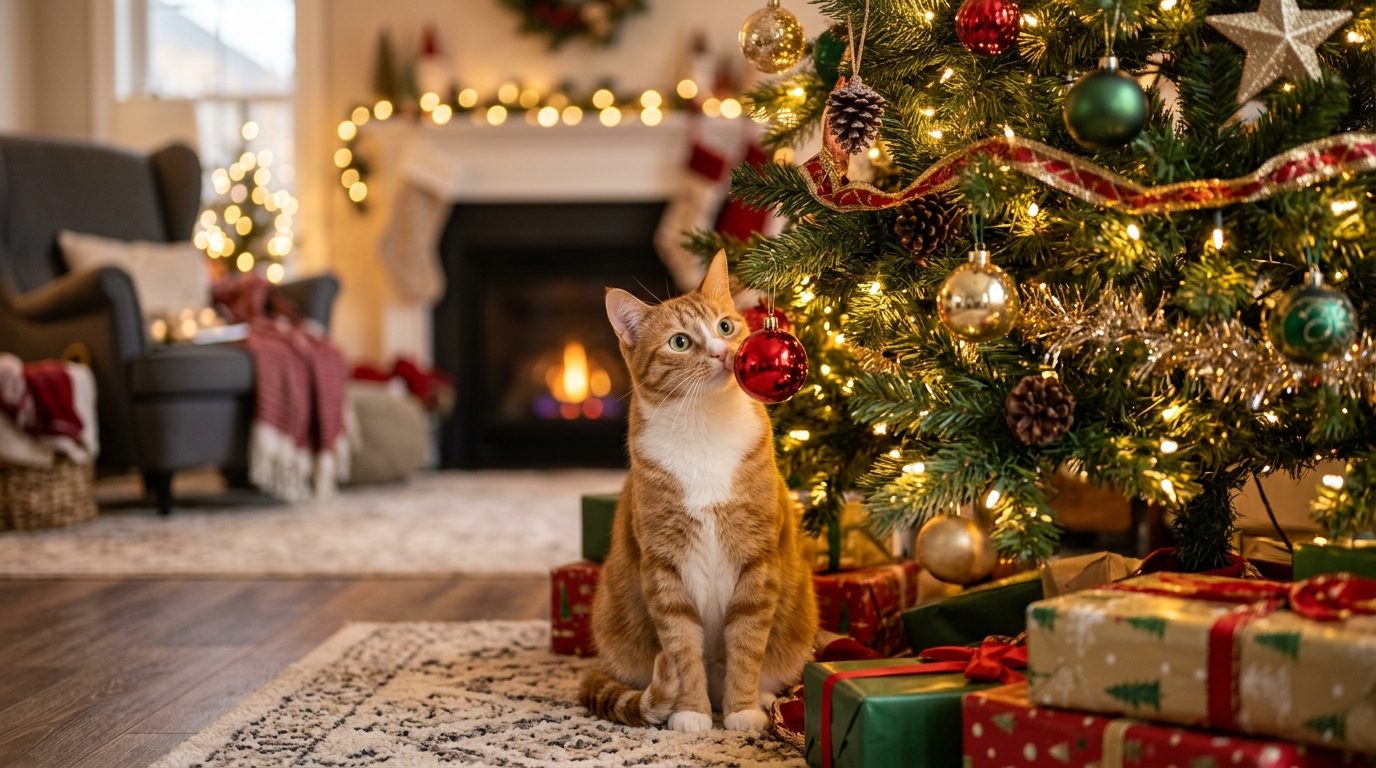 Publicité de Noël Temptations : quand nos chats déclarent la guerre au sapin
