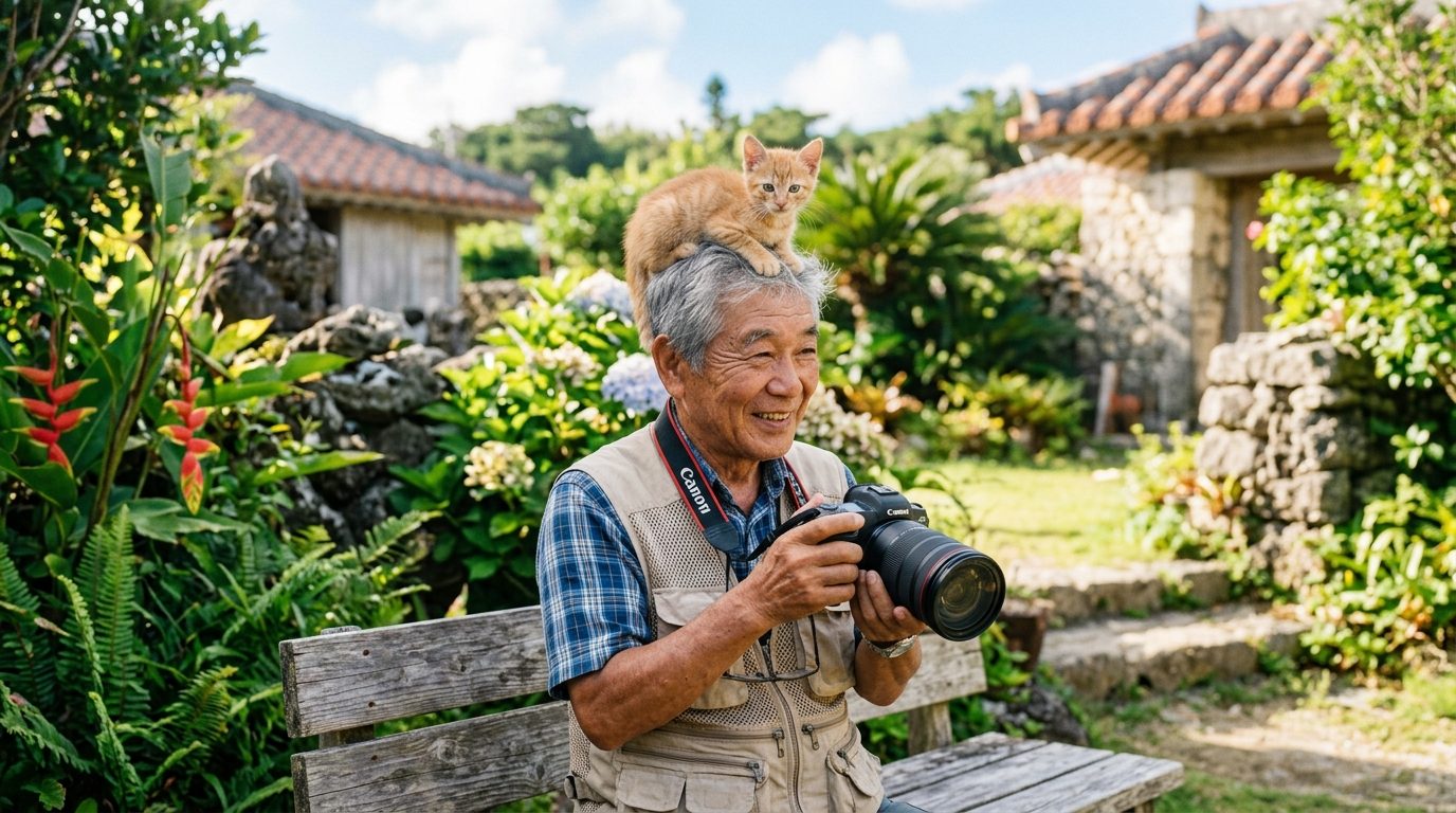 Quand un chaton sauvage choisit un photographe pour faire sa sieste