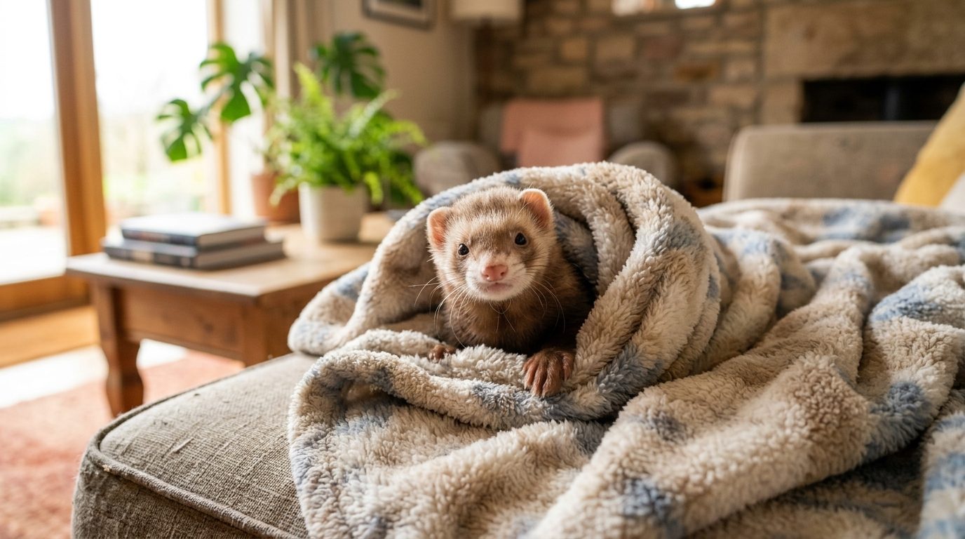 Tout savoir sur le furet : un compagnon curieux et plein d&rsquo;énergie
