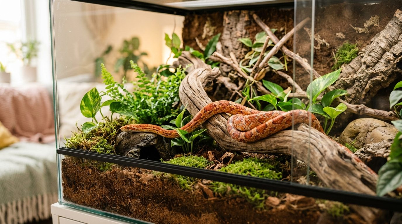 Le serpent comme animal de compagnie : guide et conseils pour les curieux de reptiles