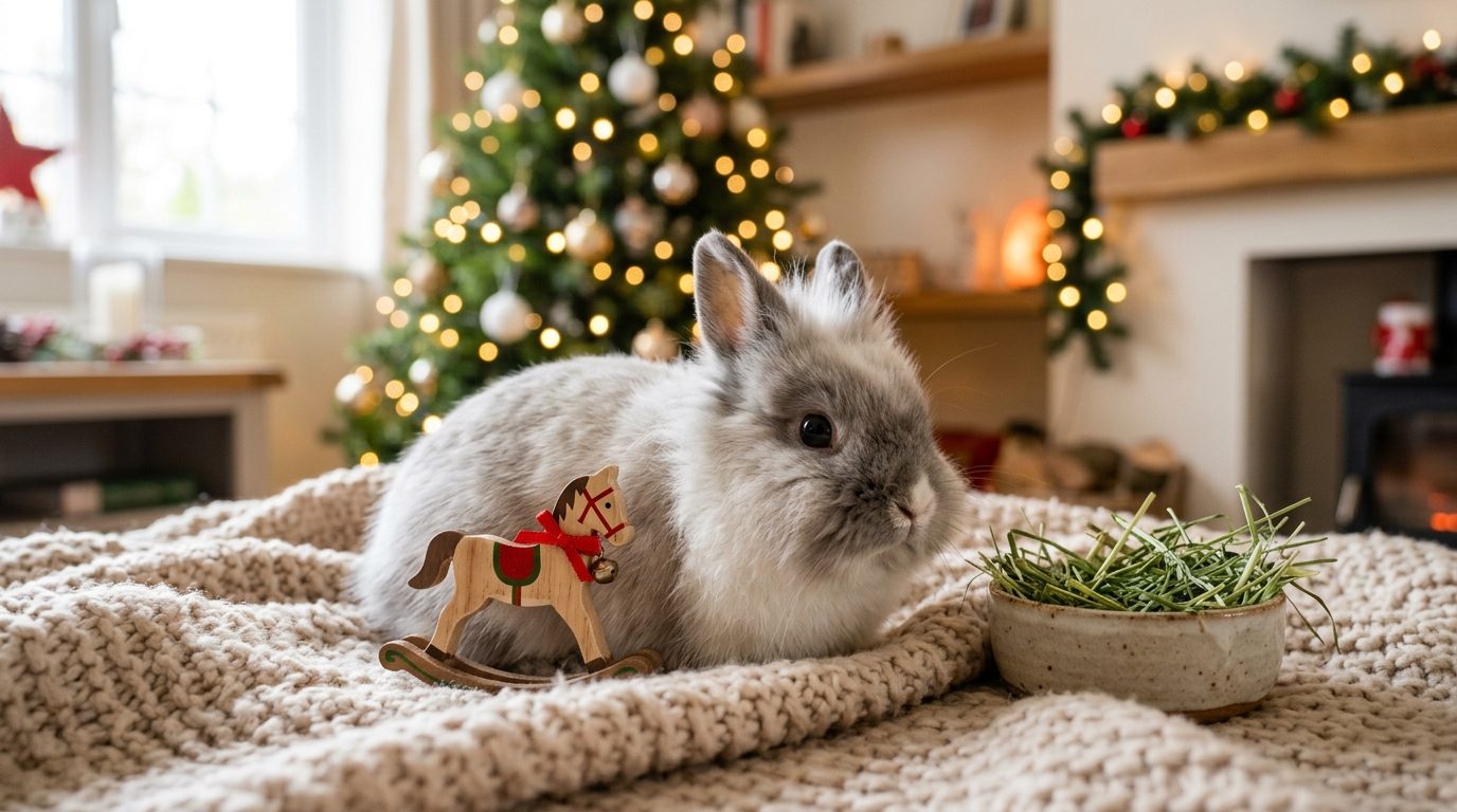 Hiver et fêtes de fin d&rsquo;année : le guide bien-être pour votre lapin