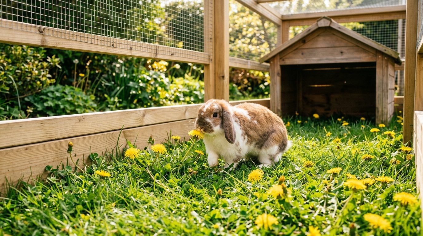 Sorties de printemps pour votre lapin : herbe fraîche, sécurité et plaisirs au jardin