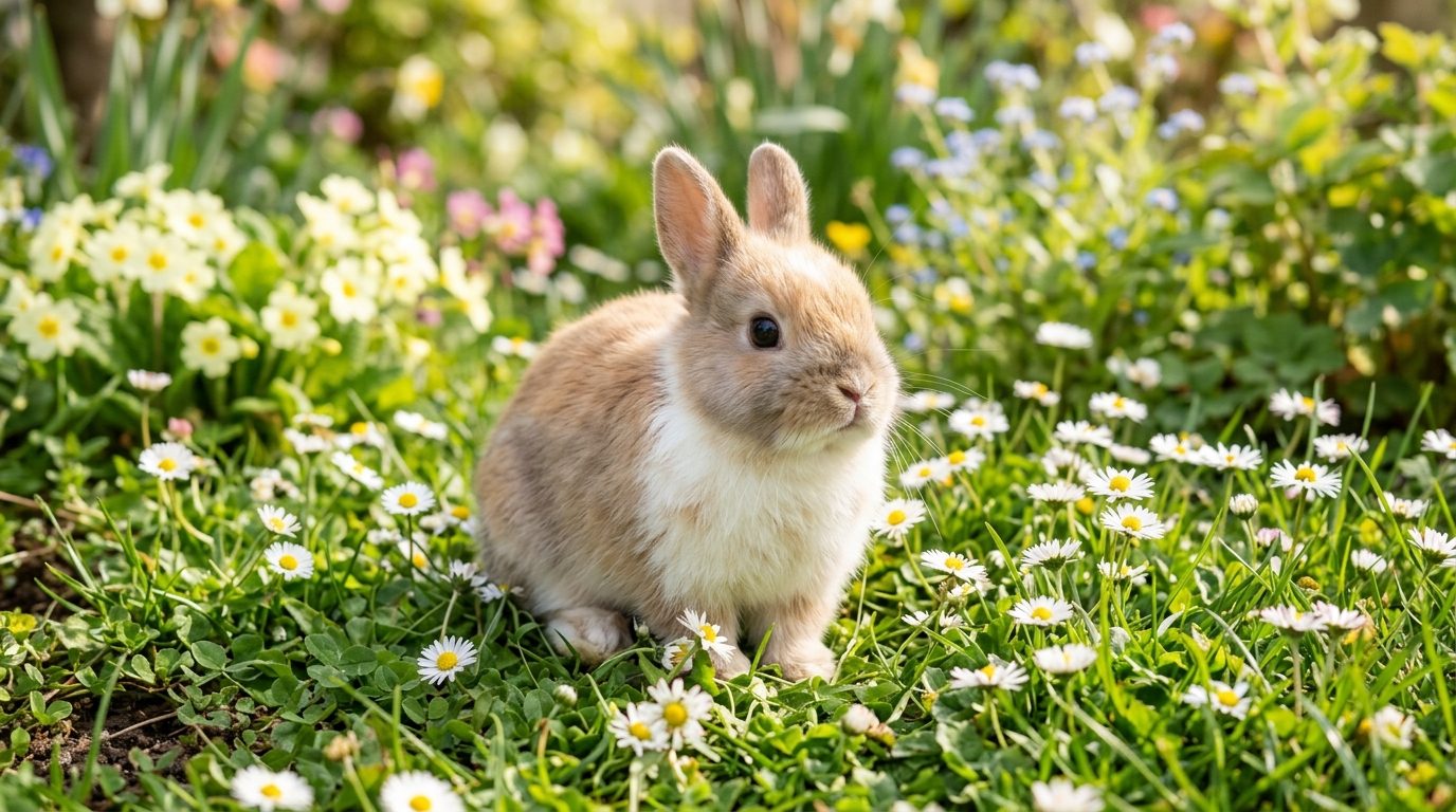 Le réveil du printemps : bien s&rsquo;occuper de son lapin au mois de mars