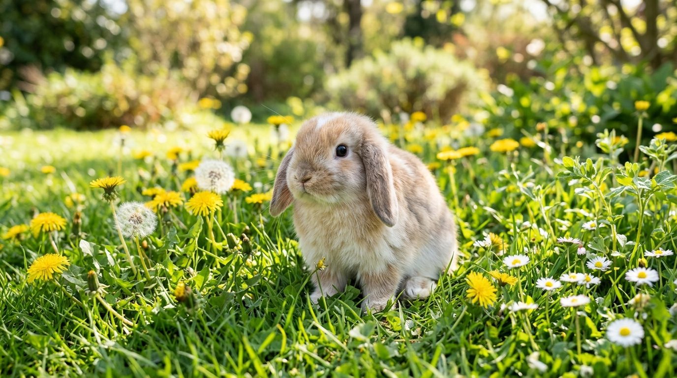 Prendre soin de son lapin au printemps : mue, alimentation fraîche et sorties au jardin