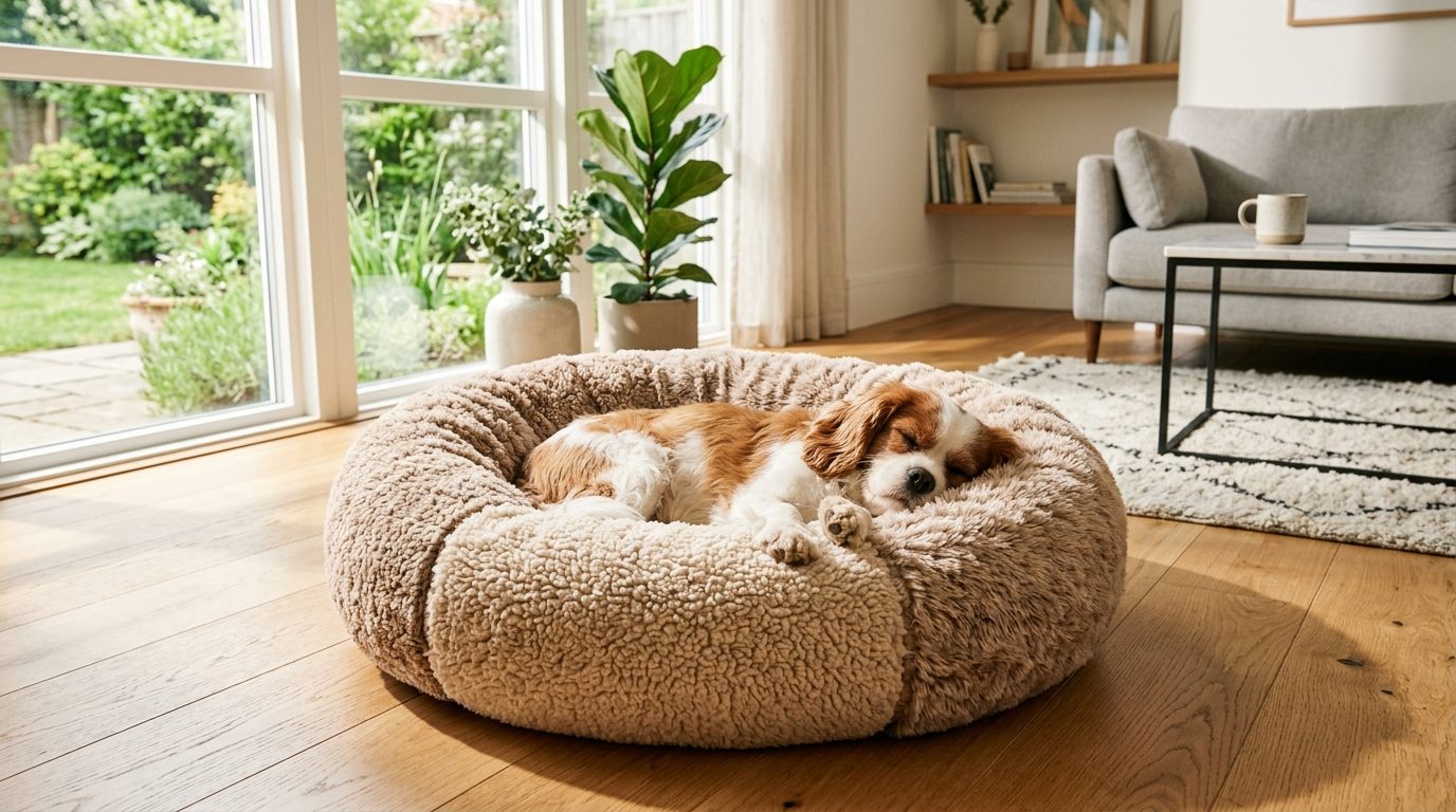 Panier donut pour chien : le secret d’un couchage douillet du format S au XXL