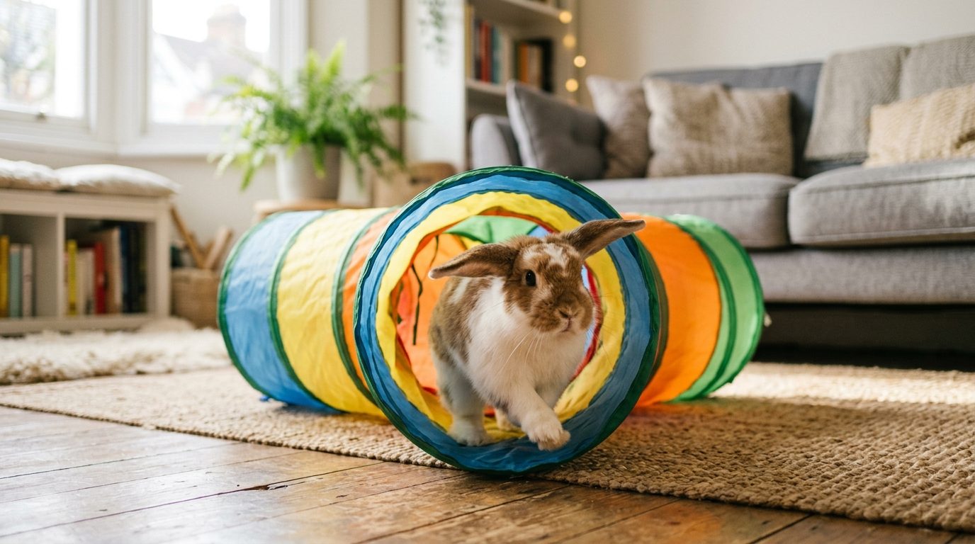 Le tunnel pour lapin : pourquoi c’est le roi des jouets et des cachettes