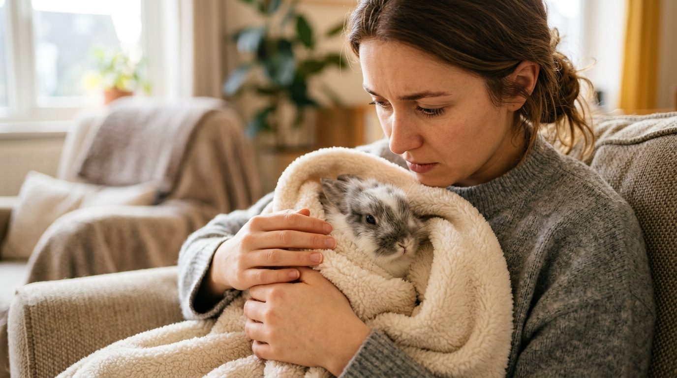 Arrêt de transit chez le lapin : reconnaître les signes d’urgence et quand appeler le vétérinaire